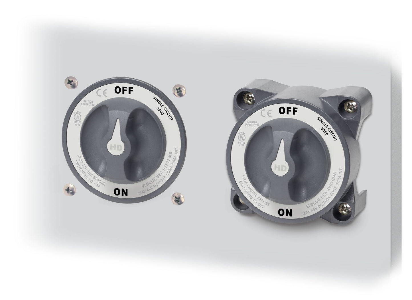 Blue Sea Systems 3000 Battery Switch 600A Heavy Duty On/Off