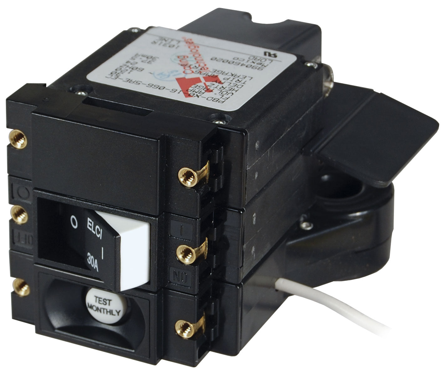 Blue Sea Systems 3116 SMS Surface Mount System 120V 30A ELCI Main + 3 Circuits