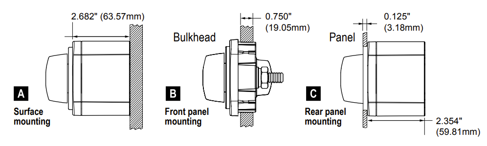 Blue Sea Systems 6007 Battery Switch 300A Selector 1/2/Combine