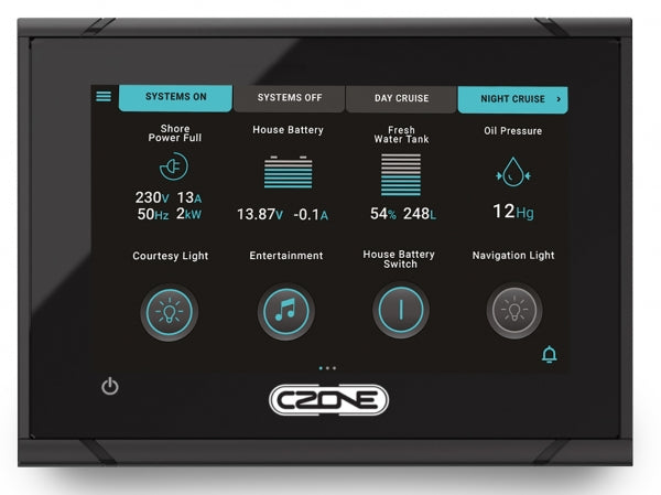 CZone 80-911-0124-00 LCD Touch 5 Display