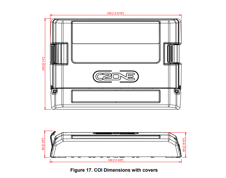 CZone 80-911-0119-00 Combination Output Interface and Fuse Box