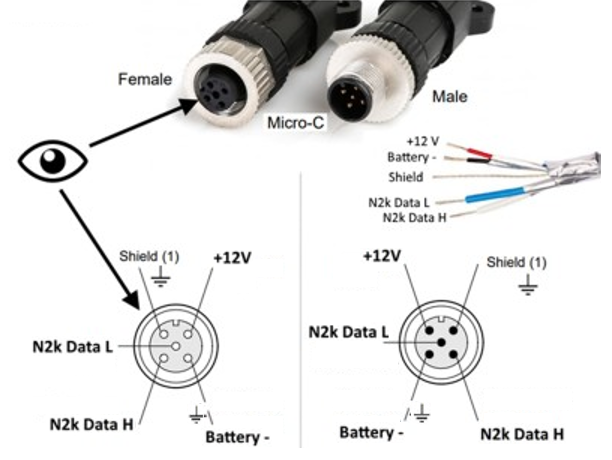 Ancor NMEA 2000 Field Serviceable Connectors