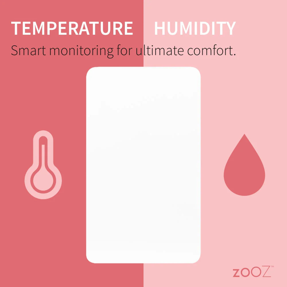 ZOOZ 800 SERIES Z-WAVE LONG RANGE XS TEMPERATURE | HUMIDITY SENSOR ZSE44 800LR