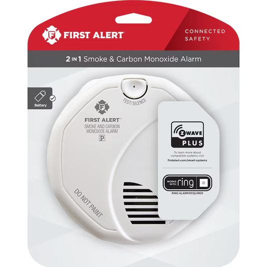 First Alert 2-IN-1 Z-WAVE Plus Smart Smoke & CO Alarm works with Ring WIRED_ALL_SMOKE