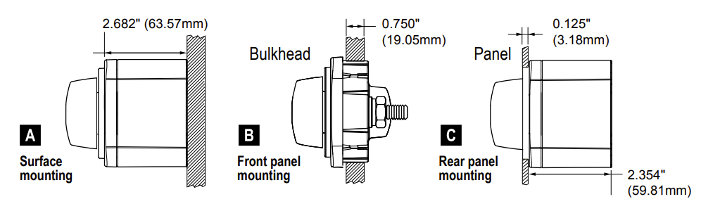 Blue Sea Systems 6006 Battery Switch 300A On/Off