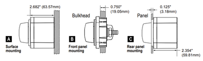 Blue Sea Systems 6006 Battery Switch 300A On/Off