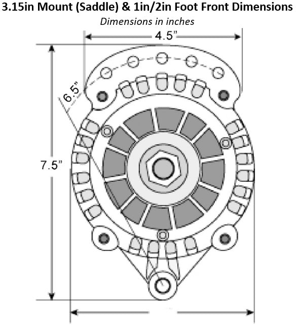 ElectroMaaX Cruiser Alternator 12V 160A