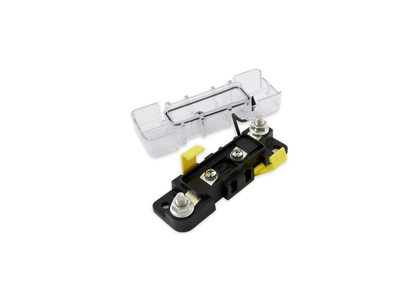 Blue Sea Systems 7720-BSS AMI/MIDI Safety Fuse Block with Clear Cover, 200A, 32VDC