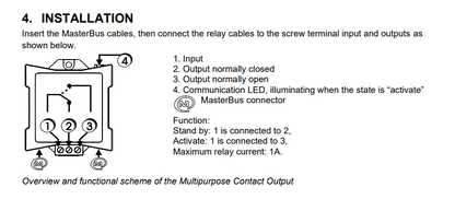 Mastervolt 77030500 Multi Purpose Output Contactor