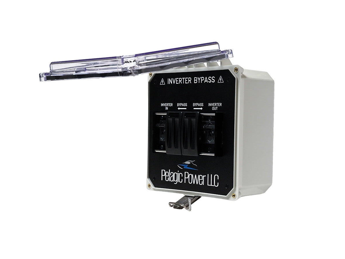 Inverter Bypass Surface Mount Box with Circuit Breaker Lockouts