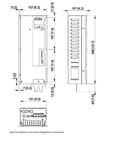 Mastervolt 131906000 Solar Charge Regulator MPPT SCM60