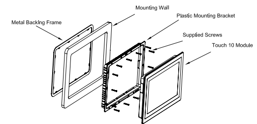 CZone 80-911-0102-01 LCD Touch 10 G2 Display & Retrofit Kit