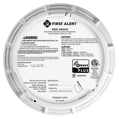 First Alert SMCO410 Z-Wave Plus Smoke & CO Alarm 1048325