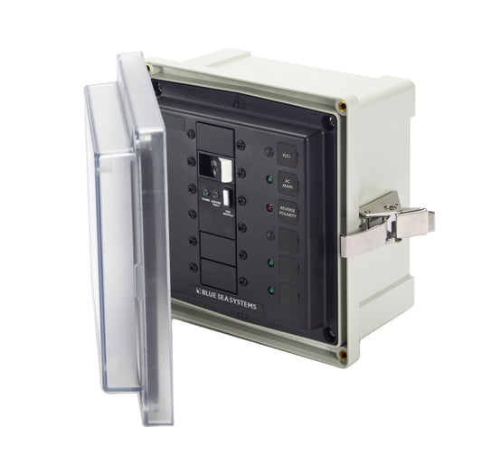 Blue Sea Systems 3118 SMS Surface Mount System 120V 50A ELCI Main + 2 Circuits