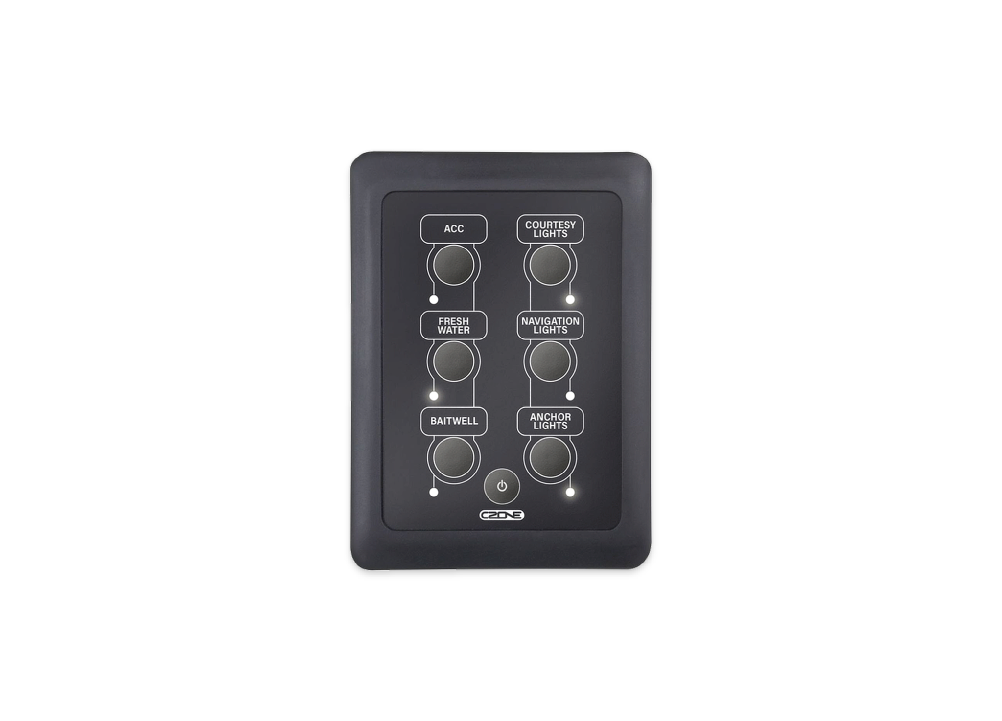 CZone 80-911-0163-00 Waterproof Keypad - Portrait – Pelagic Power LLC