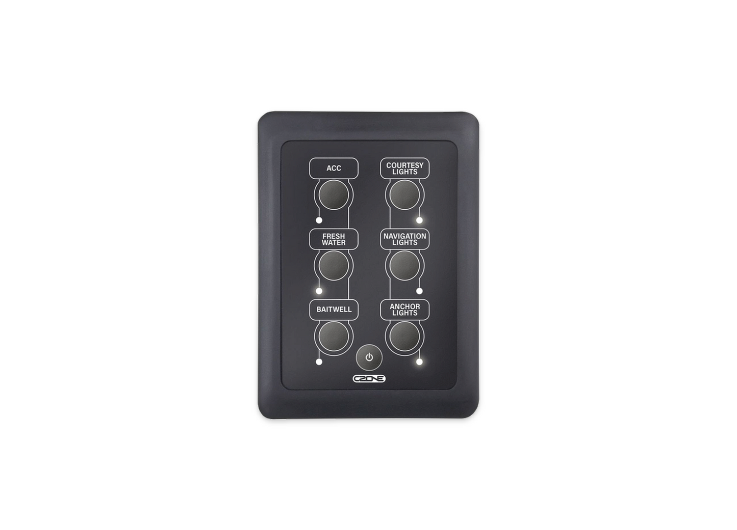 CZone 80-911-0163-00 Waterproof Keypad - Portrait
