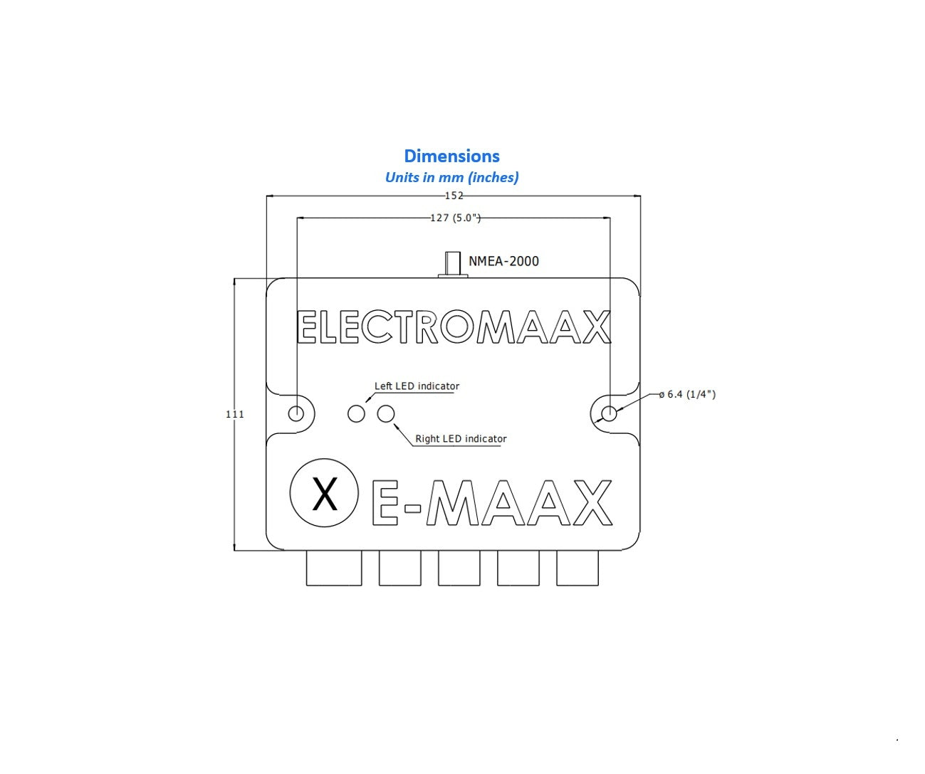 ElectroMaax E-Maax Pro X Regulator 12/24V External