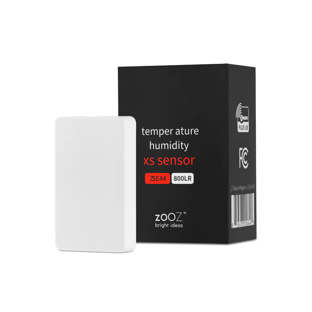 ZOOZ 800 SERIES Z-WAVE LONG RANGE XS TEMPERATURE | HUMIDITY SENSOR ZSE44 800LR