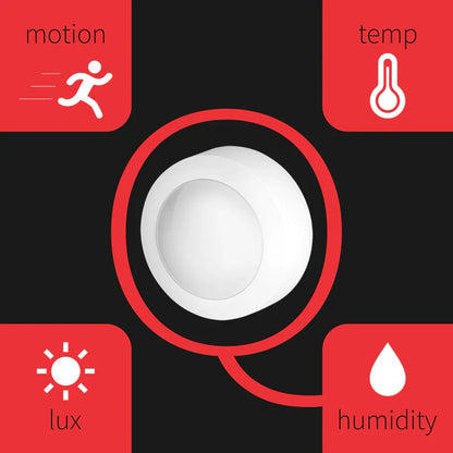 Zooz ZSE11 800LR 800 Series Z-Wave Long Range Q Sensor | Motion, Temp, Humidity, Light